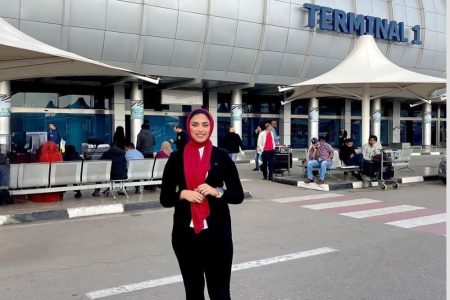 Pirámides de Giza, La Gran Esfinge y el Museo Egipcio, desde el aeropuerto de El Cairo.